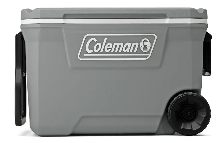 Coleman series 316 62 quart cooler with wheels